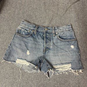 FREE PEOPLE - Sofia Distressed Shorts